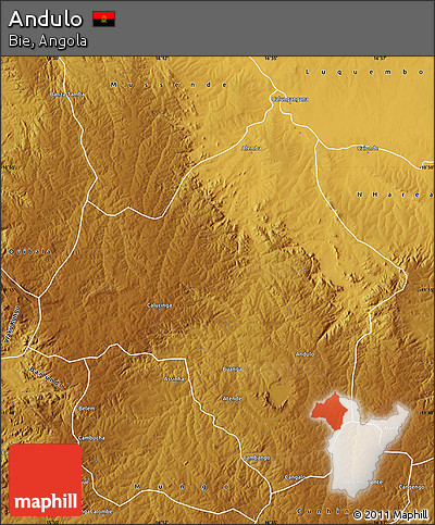 Physical Map of Andulo