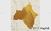 Physical Map of Andulo, shaded relief outside