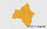 Political Map of Andulo, cropped outside