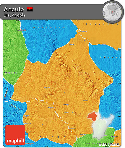 Political Map of Andulo