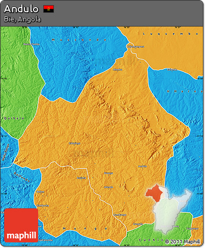 Political Map of Andulo