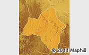 Political Map of Andulo, physical outside