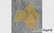 Satellite Map of Andulo, desaturated