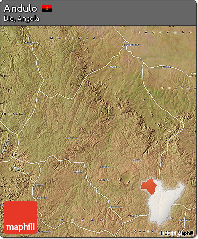Satellite Map of Andulo