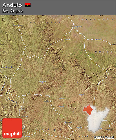Satellite Map of Andulo