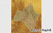 Satellite Map of Andulo, physical outside