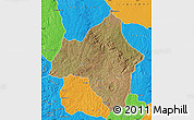 Satellite Map of Andulo, political outside