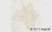 Shaded Relief Map of Andulo, lighten