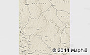 Shaded Relief Map of Andulo