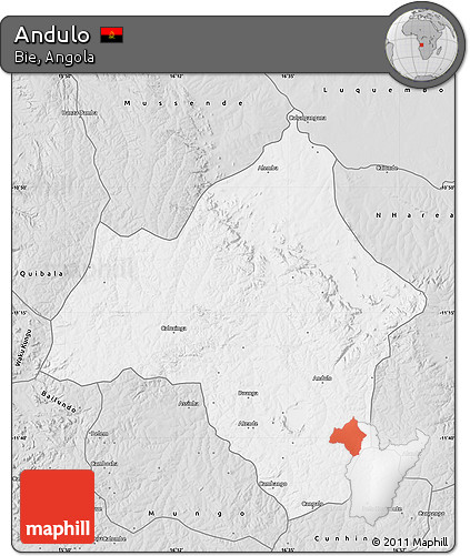Silver Style Map of Andulo