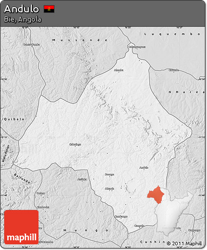 Silver Style Map of Andulo
