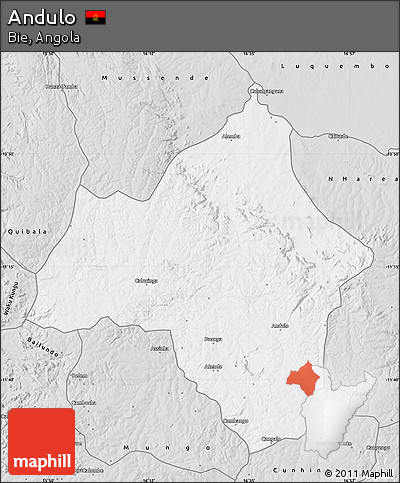 Silver Style Map of Andulo