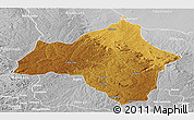 Physical Panoramic Map of Andulo, lighten, desaturated