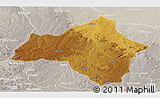 Physical Panoramic Map of Andulo, lighten, semi-desaturated