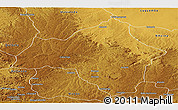 Physical Panoramic Map of Andulo