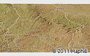 Satellite Panoramic Map of Andulo