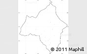 Blank Simple Map of Andulo, cropped outside, no labels