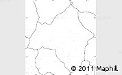 Blank Simple Map of Andulo, no labels