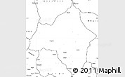 Blank Simple Map of Andulo
