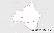 Classic Style Simple Map of Andulo, cropped outside