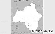 Gray Simple Map of Andulo