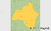 Savanna Style Simple Map of Andulo