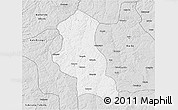 Silver Style 3D Map of Chinguar