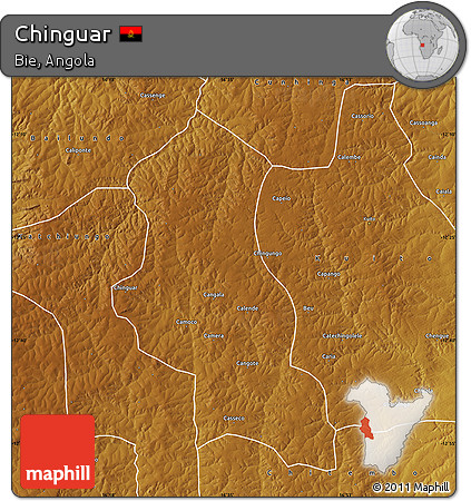 Physical Map of Chinguar