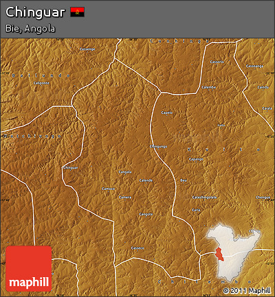 Physical Map of Chinguar
