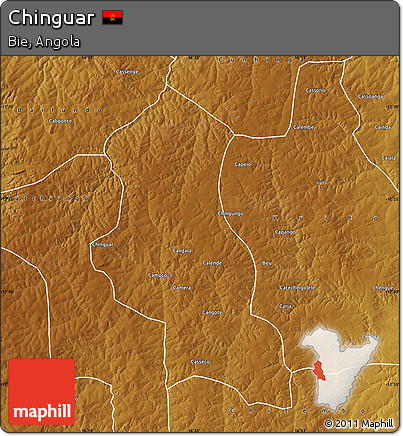 Physical Map of Chinguar