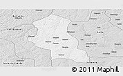 Silver Style Panoramic Map of Chinguar