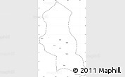 Blank Simple Map of Chinguar, cropped outside