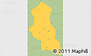 Savanna Style Simple Map of Chinguar