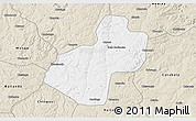 Classic Style 3D Map of Cunhinga