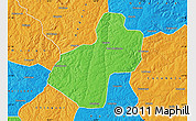 Political Map of Cunhinga
