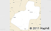 Classic Style Simple Map of Cunhinga