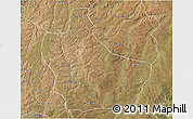 Satellite 3D Map of Kuito
