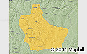 Savanna Style 3D Map of Kuito