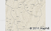Shaded Relief 3D Map of Kuito