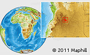 Physical Location Map of Kuito