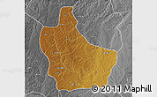 Physical Map of Kuito, desaturated