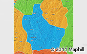 Political Map of Kuito
