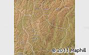 Satellite Map of Kuito