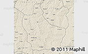 Shaded Relief Map of Kuito