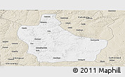 Classic Style Panoramic Map of Kuito
