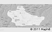 Gray Panoramic Map of Kuito