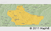 Savanna Style Panoramic Map of Kuito