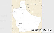 Classic Style Simple Map of Kuito