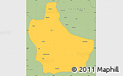 Savanna Style Simple Map of Kuito