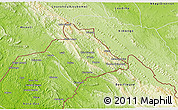 Physical 3D Map of Belize